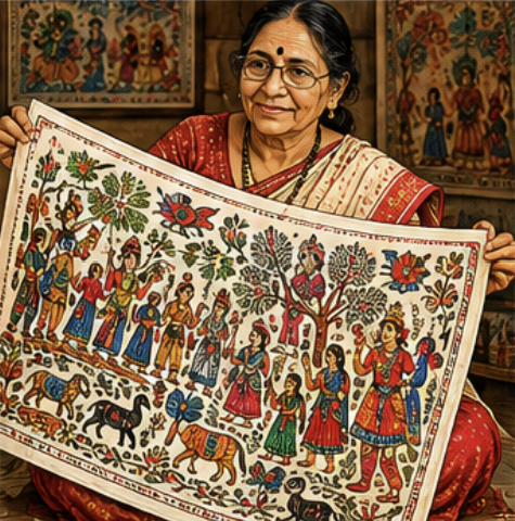 Madhubani Art Village (Jitwarpur)